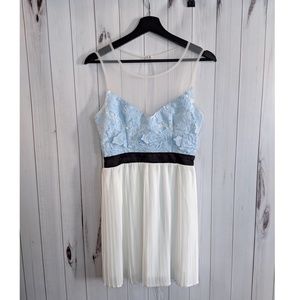 Nwt Tobi Lace Acordian Skirt Dress